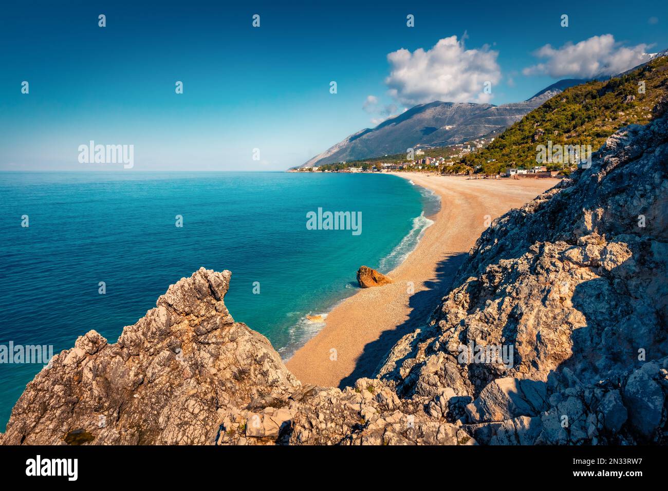Dhermi beach albania hi-res stock photography and images - Alamy