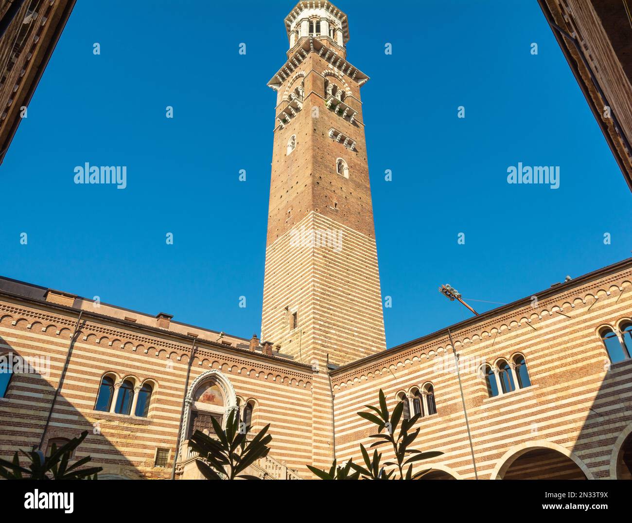 Lamberti Tower is Verona tallest building, one of the landmarks of Verona city center. It is