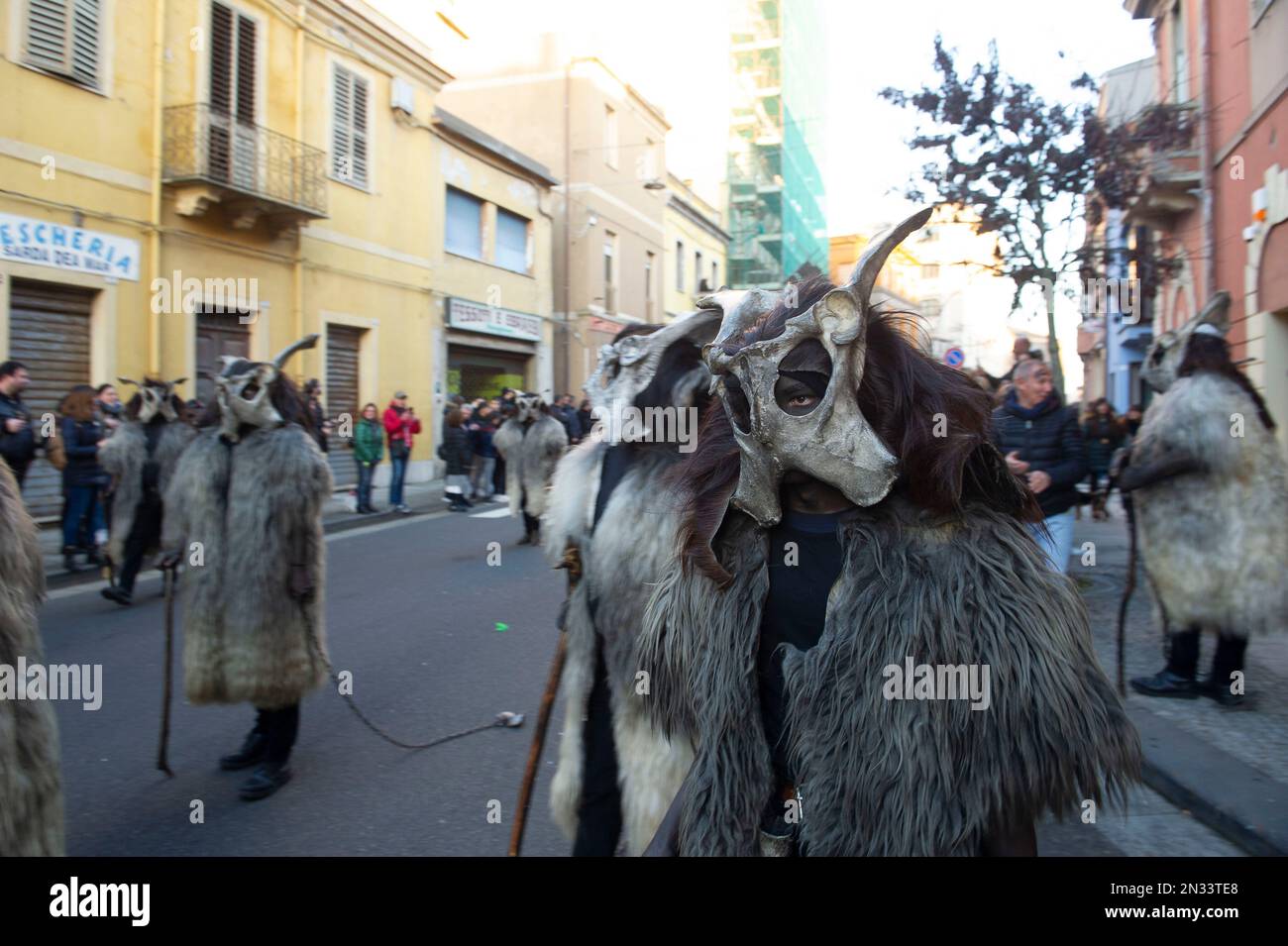 0242023 Italy, Sardinia, Sassari, Carnival in "Carrasegare
