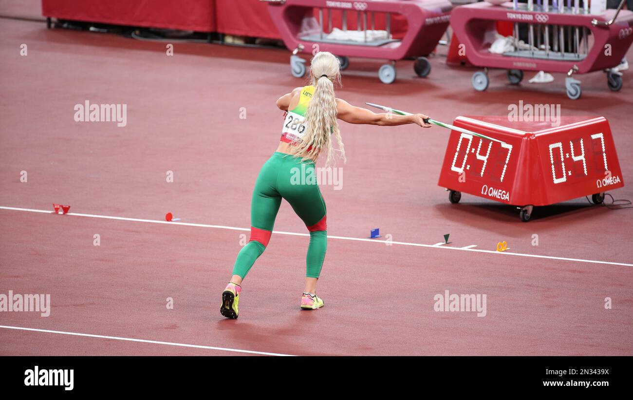 AUG 06, 2021 Tokyo, Japan Liveta Jasiūnaitė of Lithuania in the