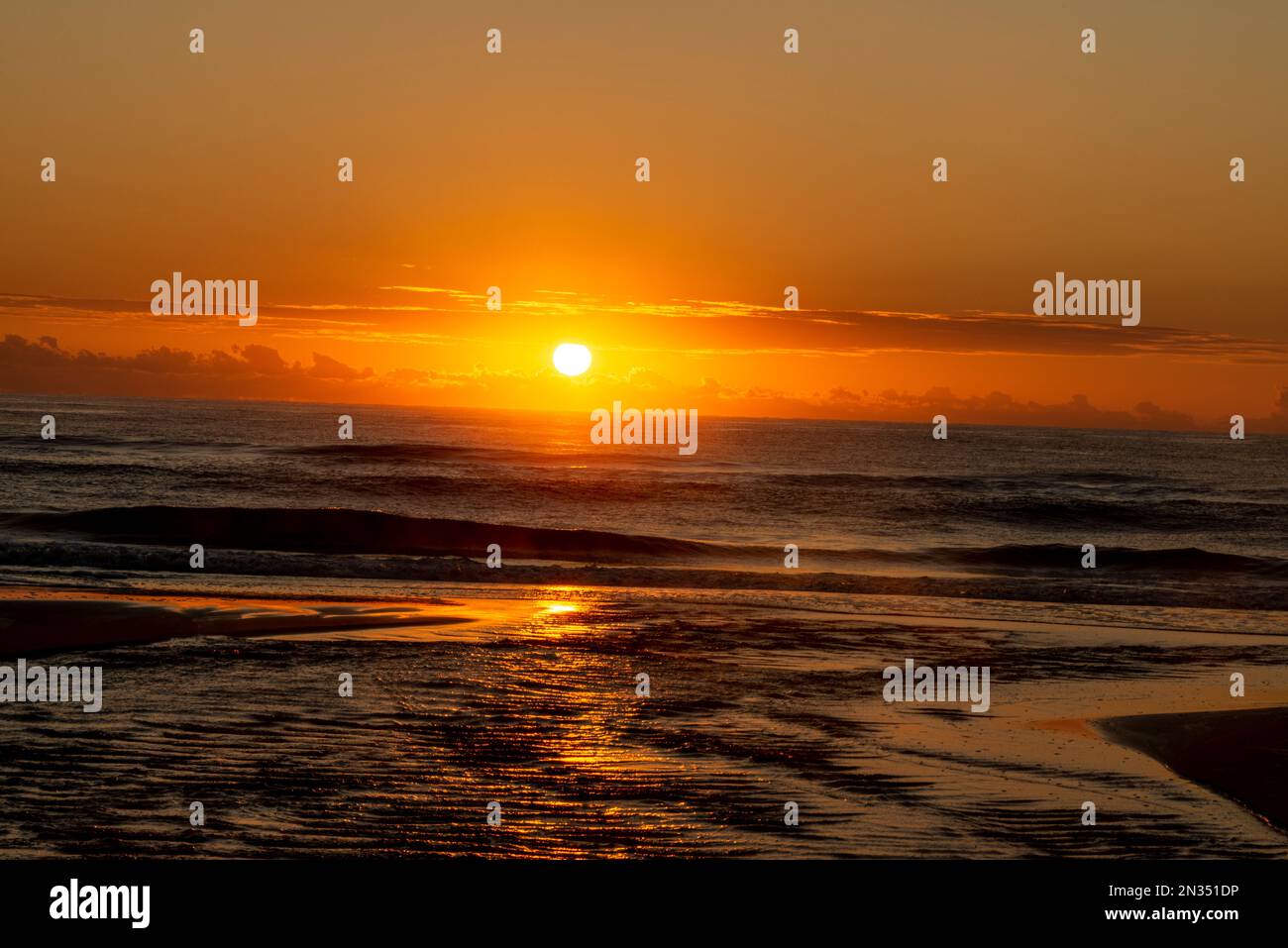 Sunrise At 5am Over The Pacific Ocean At Peregian Beach A Beach And sunrise-at-5am-over-the-pacific-ocean-at-peregian-beach-a-beach-and