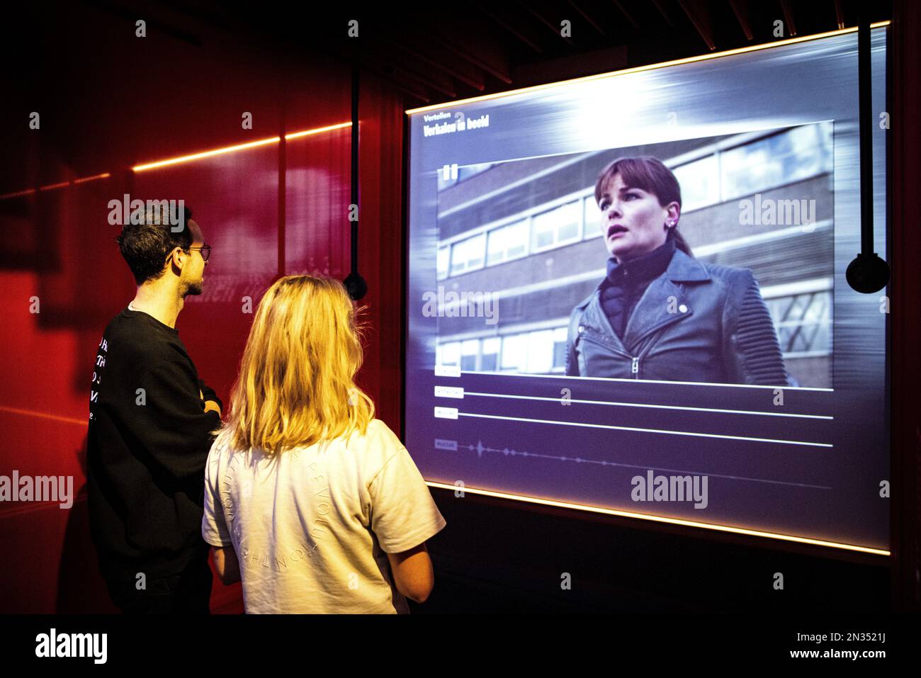 HILVERSUM The preview of the new Media Museum in Sound & Vision. The exhibition is interactive