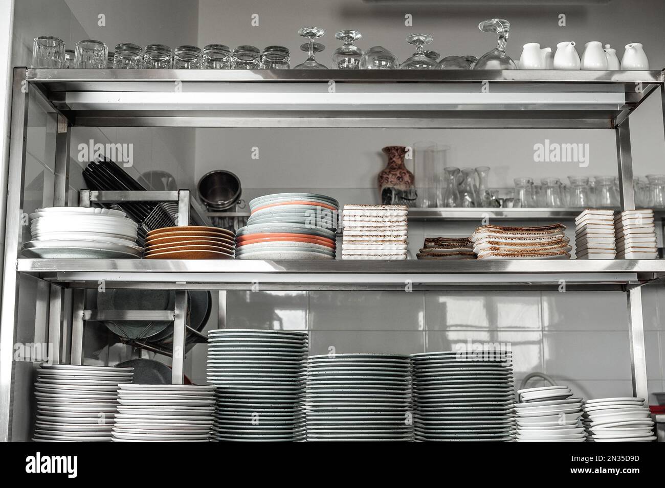Commercial Wall Mounted Dish Drying Rack Utterly Stylish