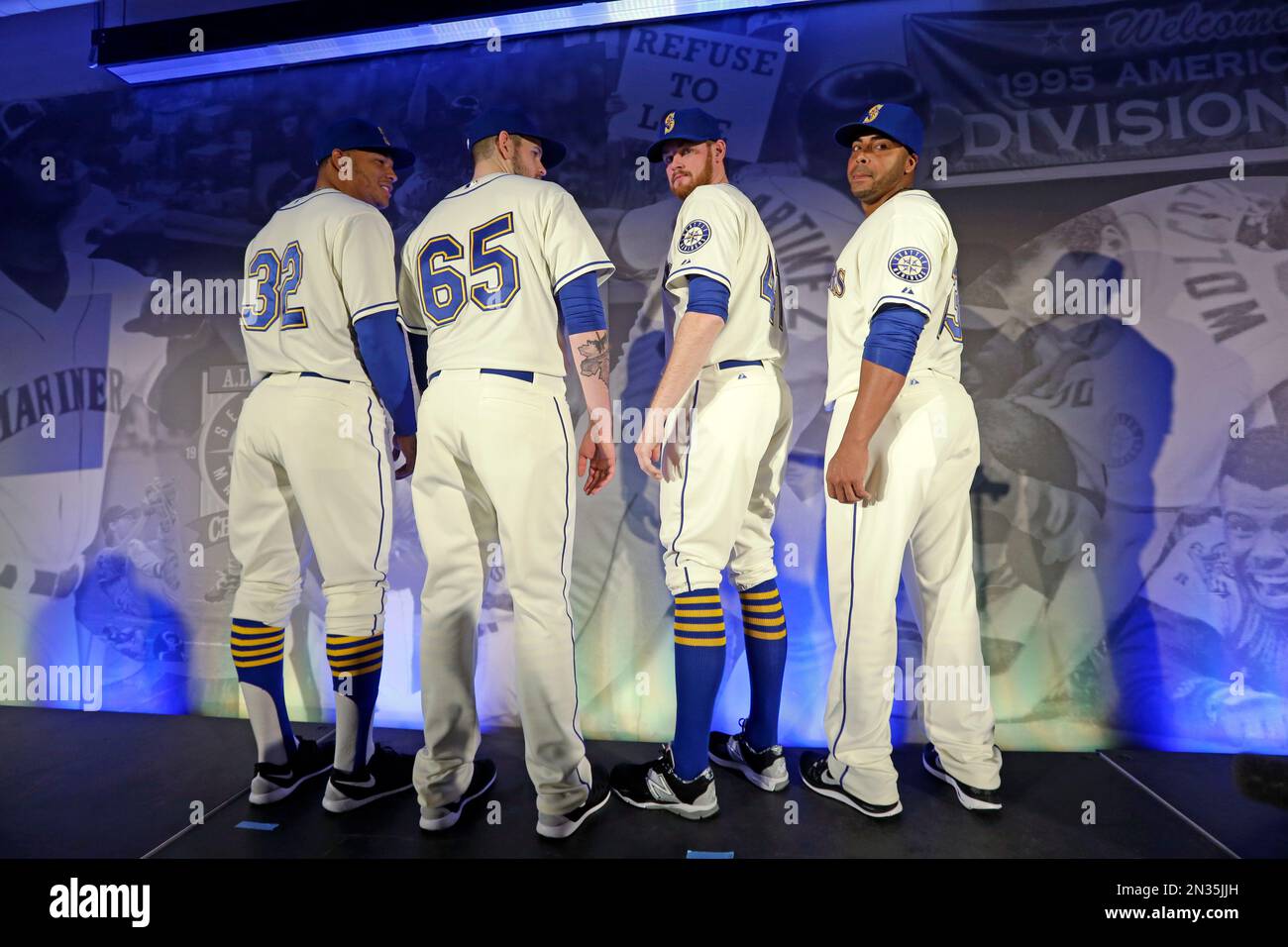 The Mariner's will be in their new Sunday alternate uniforms for