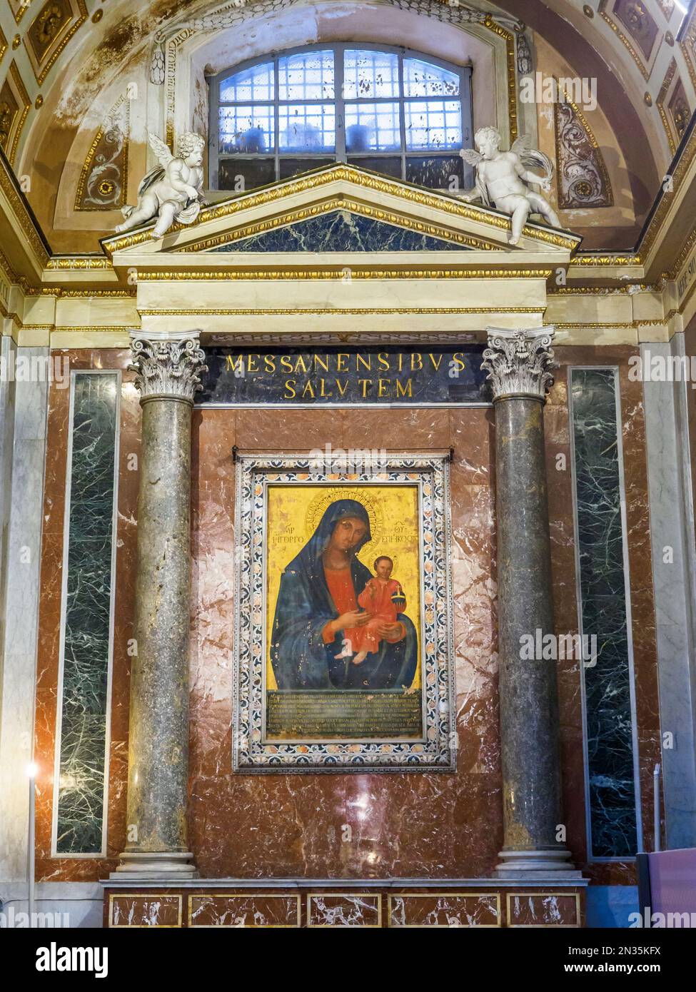 Chapel of Madonna della Lettera - Palermo Cathedral, Palermo, Sicily, Italy. Stock Photo
