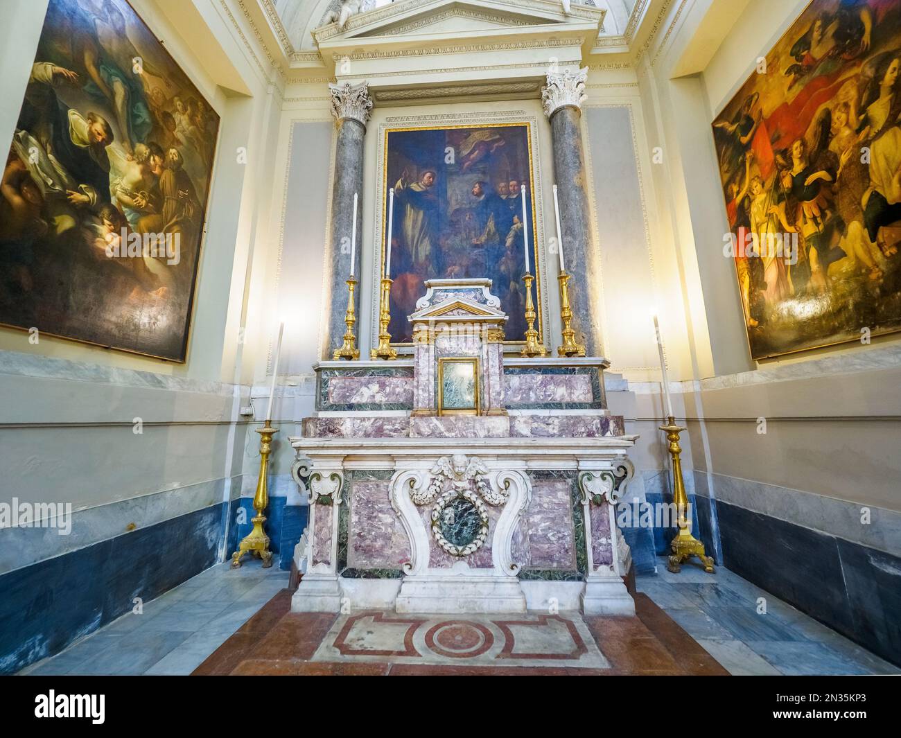 Blessed Pietro Geremia's chapel Chapel - Palermo Cathedral - Sicily, Italy Stock Photo
