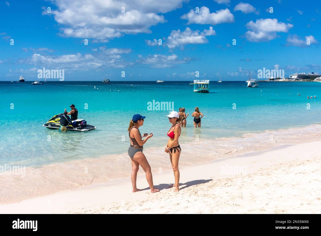 Bayshore Beach Carlisle Bay Bridgetown St Michael Parish Barbados Lesser Antilles