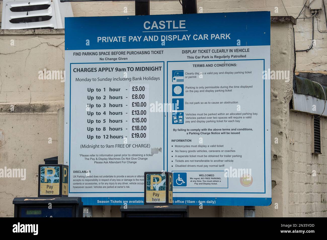 Windsor Berkshire UK 7th February 2023 It Costs 5 To Park For An 