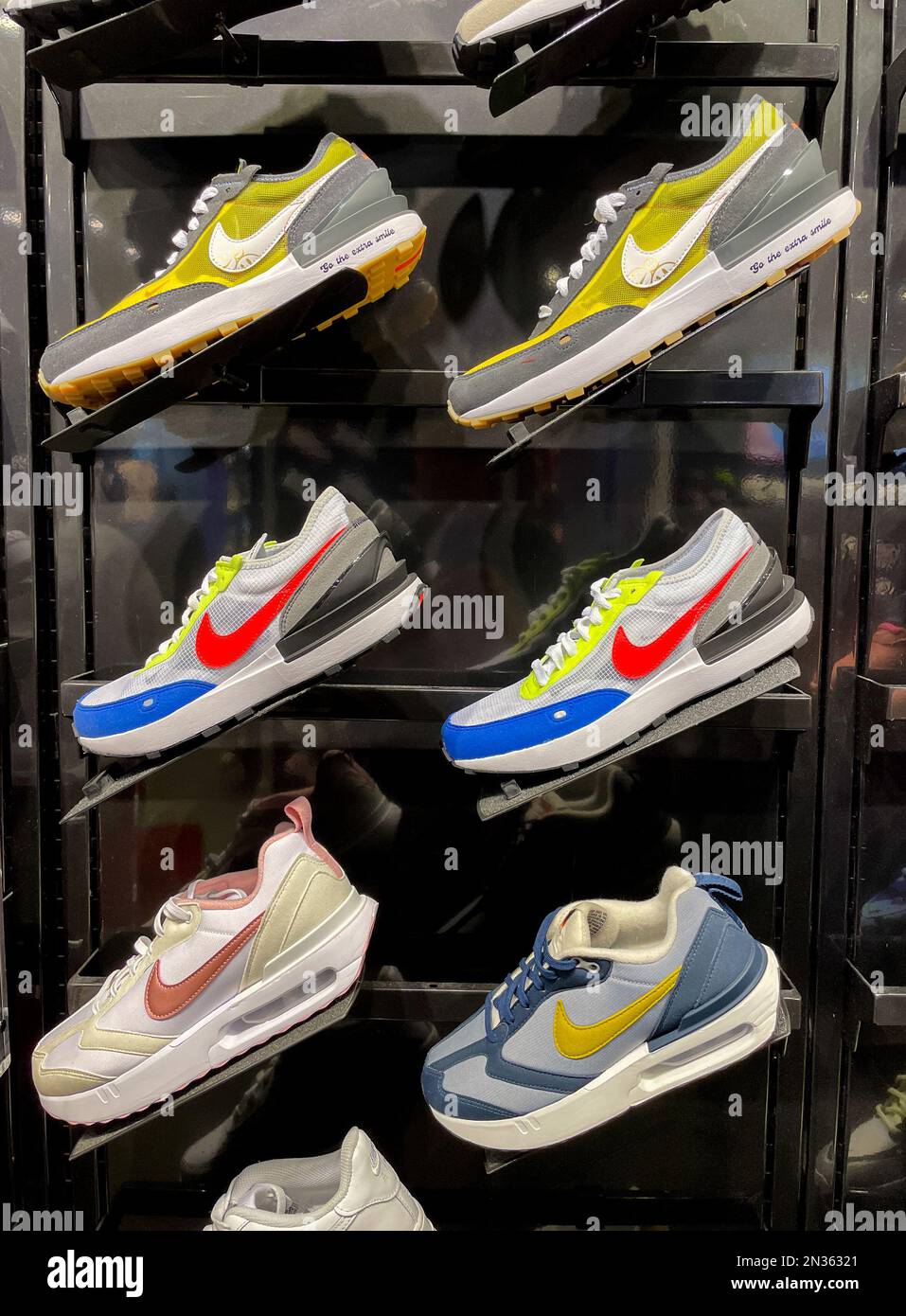Nike shoes at foot locker hi-res stock and images - Alamy