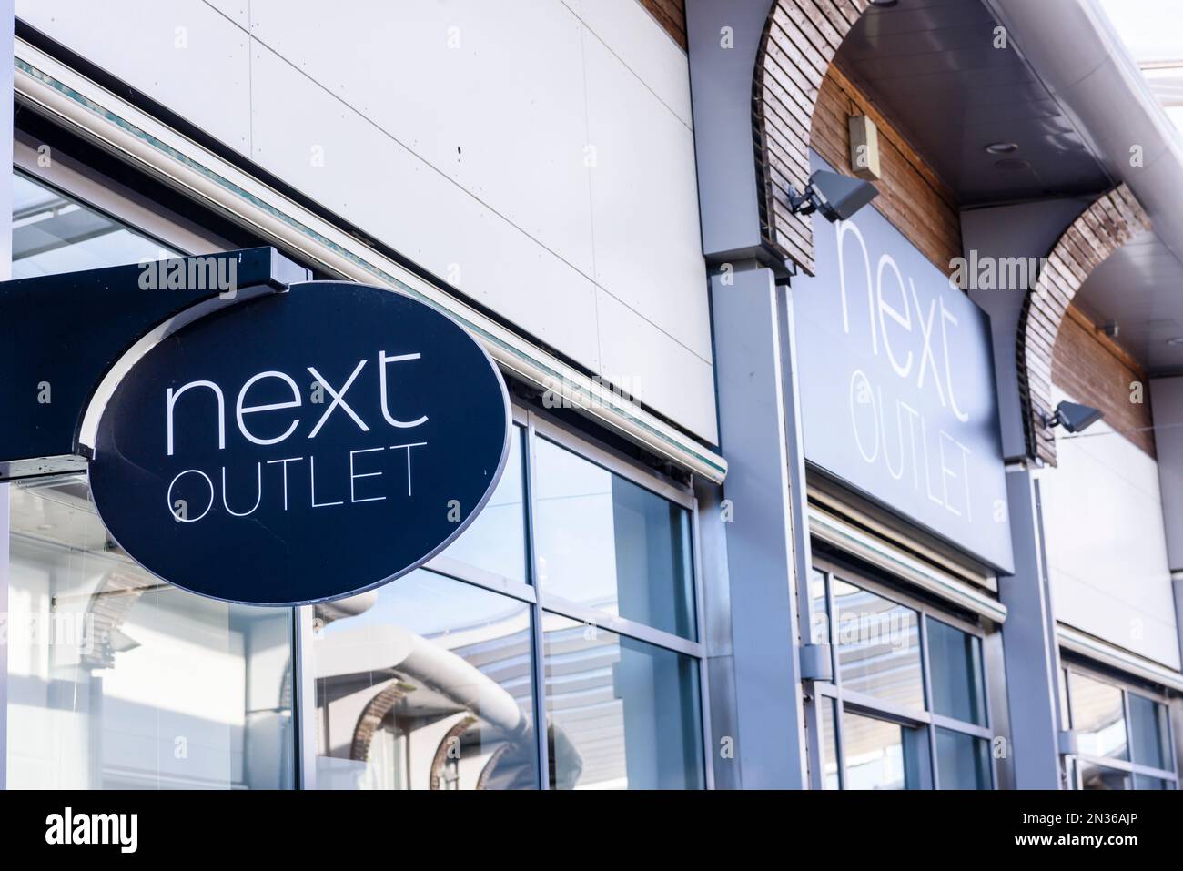Next outlet store, The Boulevard Outlet centre, Banbridge, Northern Ireland, United Kingdom, UK Stock Photo