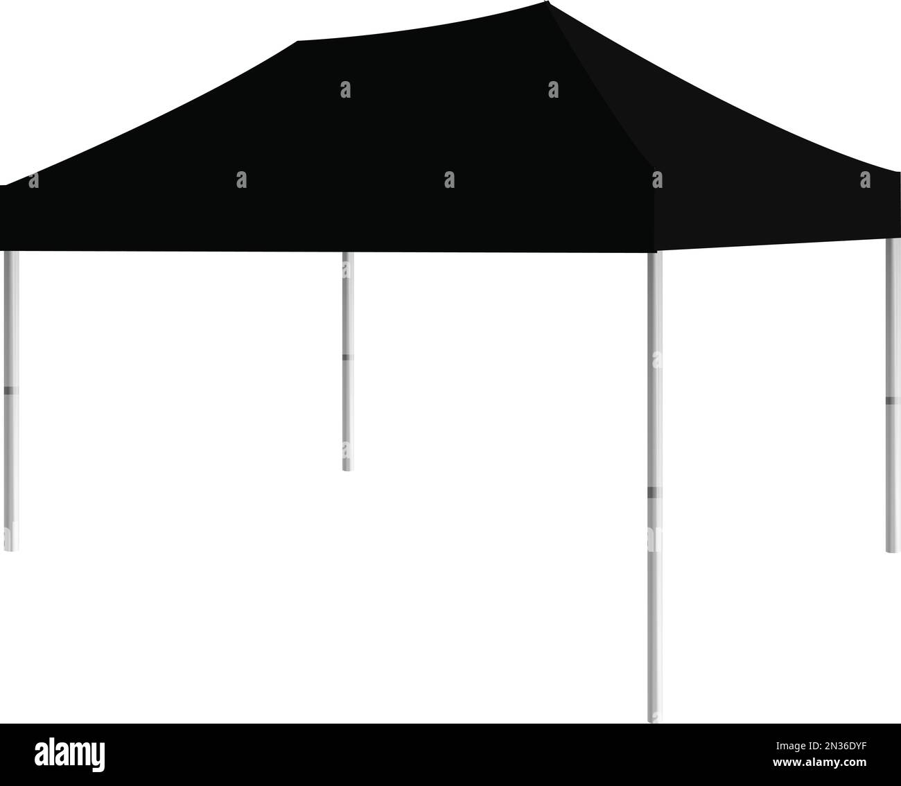 Realistic black canopy tent shelter for outdoor Tent Mobile Marquee Realistic black canopy tent shelter for outdoor Tent Mobile Marquee