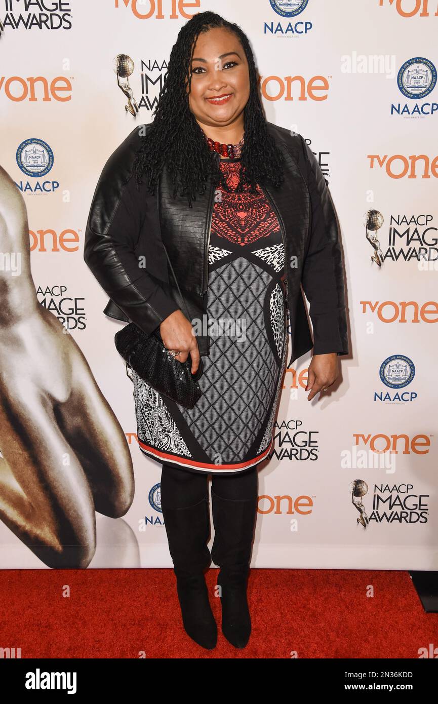 May May Ali attends the 46th NAACP Image Awards Nominees’ Luncheon at ...