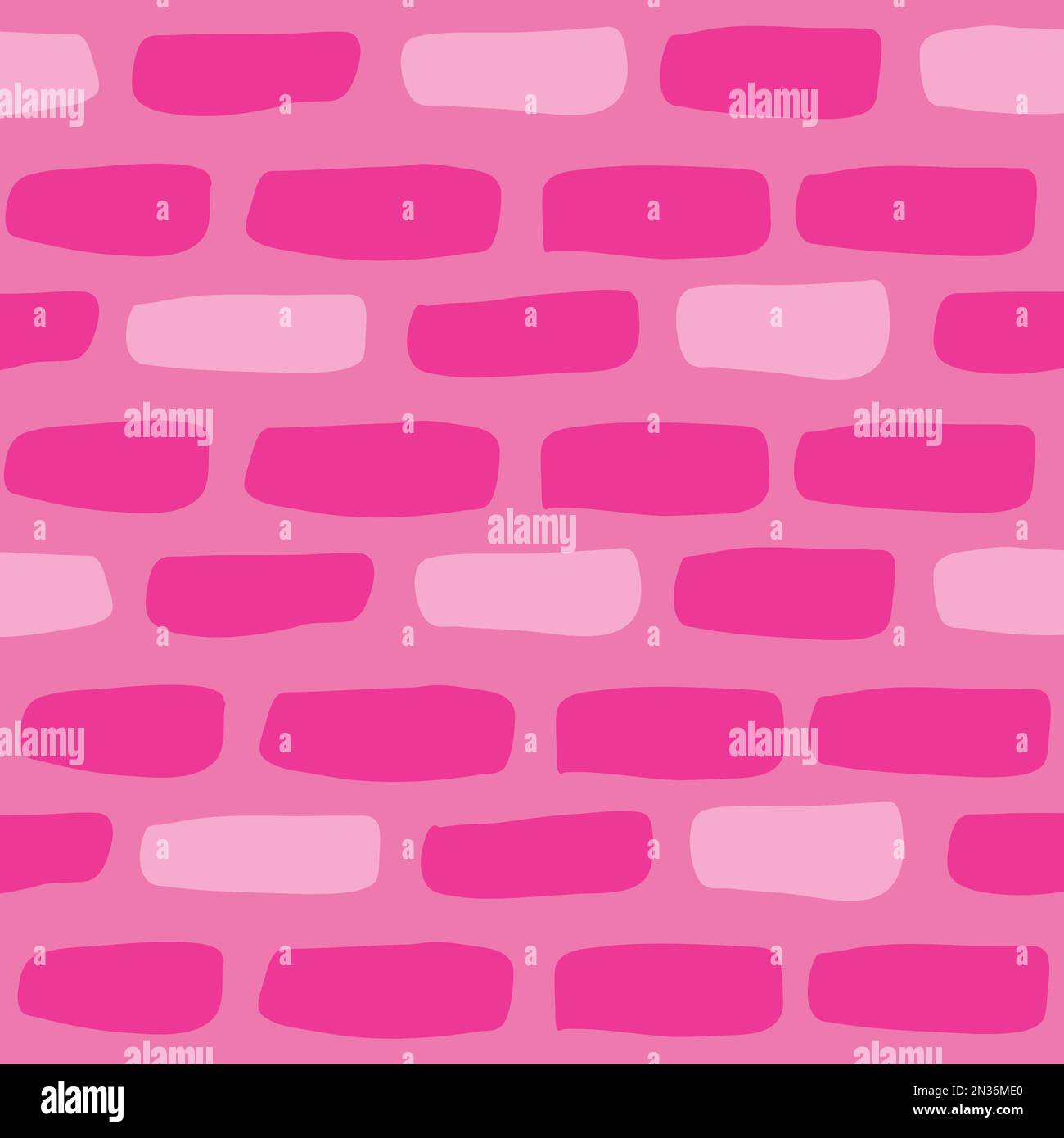 Colorful brick seamless pattern vector. Vector illustration in flat ...