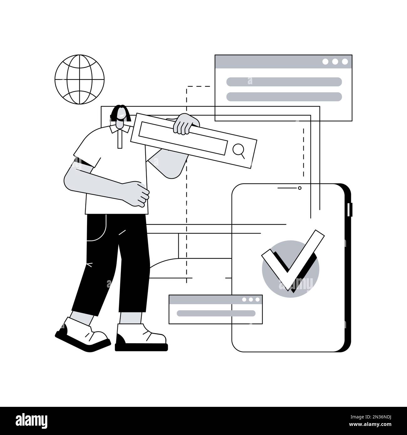 Cross browser testing hi-res stock photography and images - Alamy
