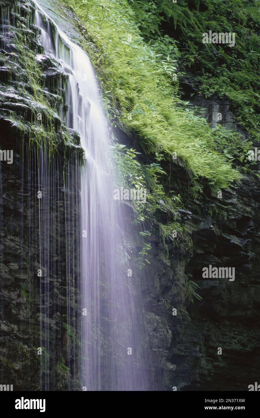 Rainbow Falls, Watkins Glen State Park, Watkins Glen, New York, USA