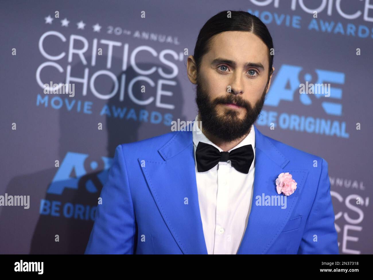 Jared Leto poses in the press room at the 20th annual Critics' Choice ...