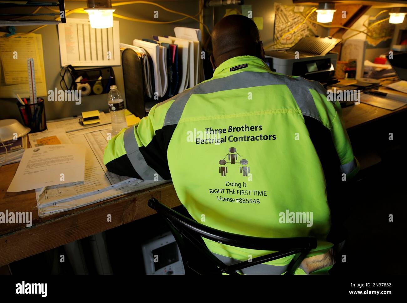 Tony Jackson a general foreman with the Three Brothers Electrical