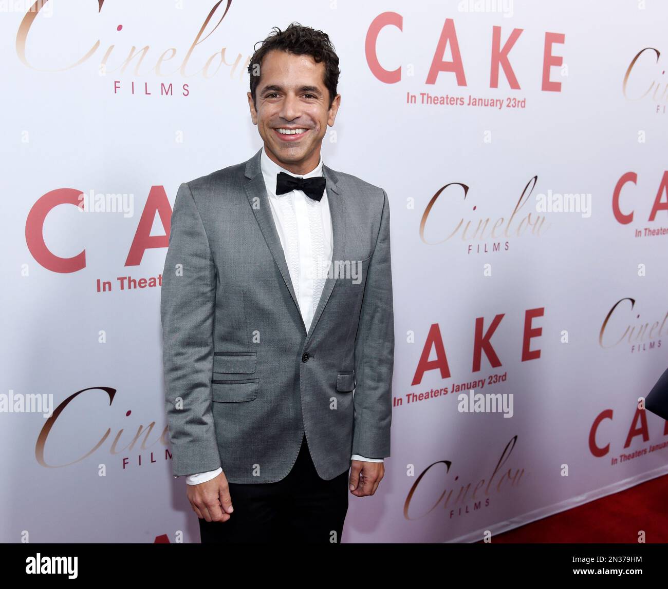 Daniel Barnz, director of "Cake," poses at the premiere of the film at