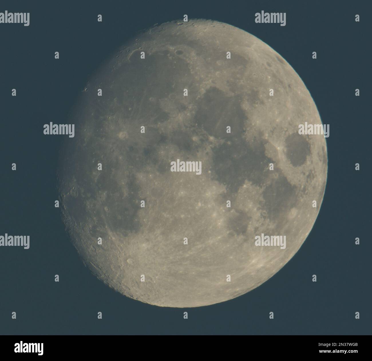Photograph of Moon in the full moon lunar phase Stock Photo - Alamy