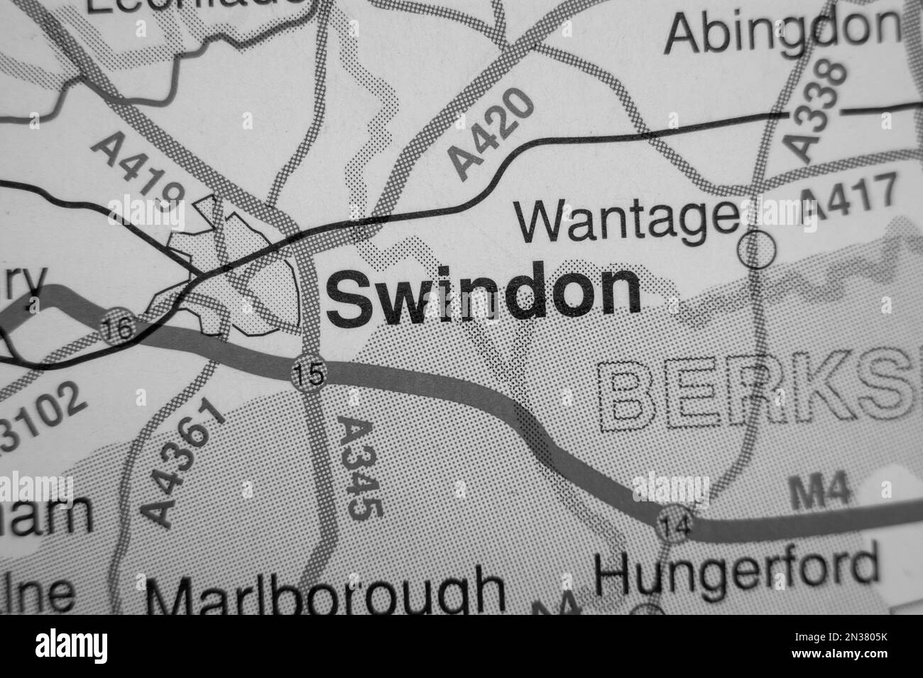Swindon road Black and White Stock Photos & Images Alamy