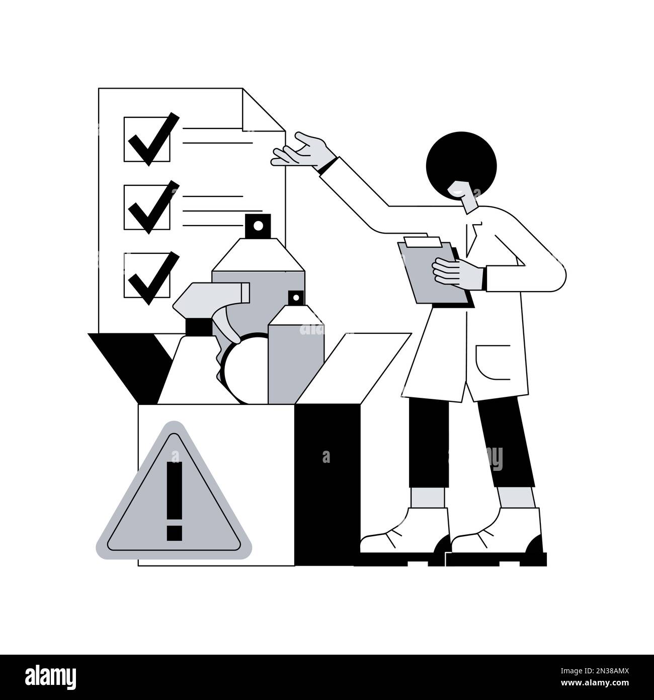 product safety abstract concept vector illustration. Safety commission