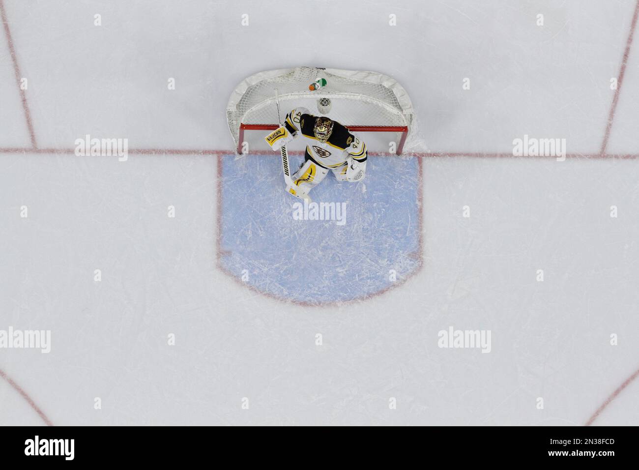 Boston Bruins' Tuukka Rask, of Finland, in action during an NHL hockey ...