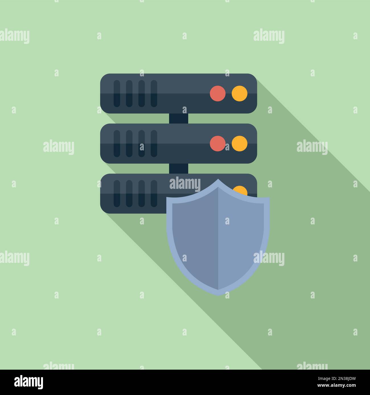 Server password protection icon flat vector. Screen change. Mobile