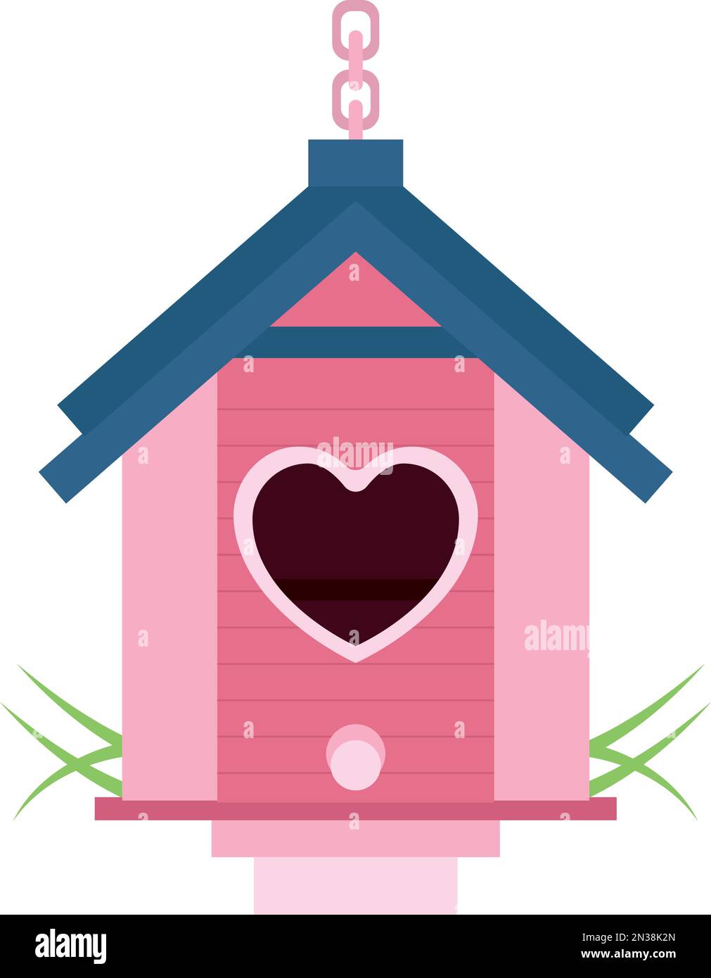 pink wooden bird house Stock Vector Image & Art Alamy