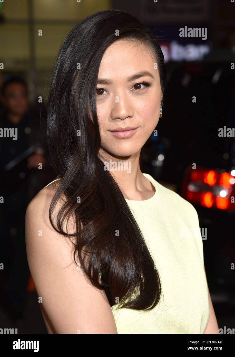Wei Tang arrives at the world premiere of "Blackhat" at the TCL Chinese ...
