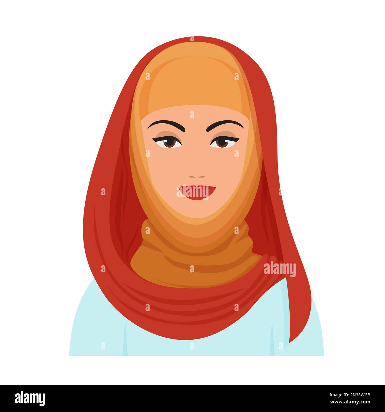 hijab vector  Islamic girl pic, Hijab cartoon, Girl cartoon