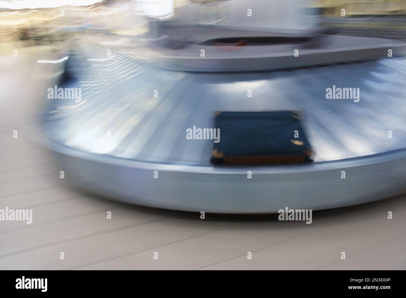 Luggage on Baggage Carousel, Ottawa International Airport, Ottawa