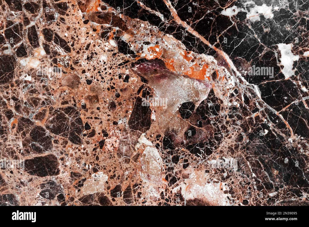 Natural dark marble pattern. Closeup photo texture. Background photo