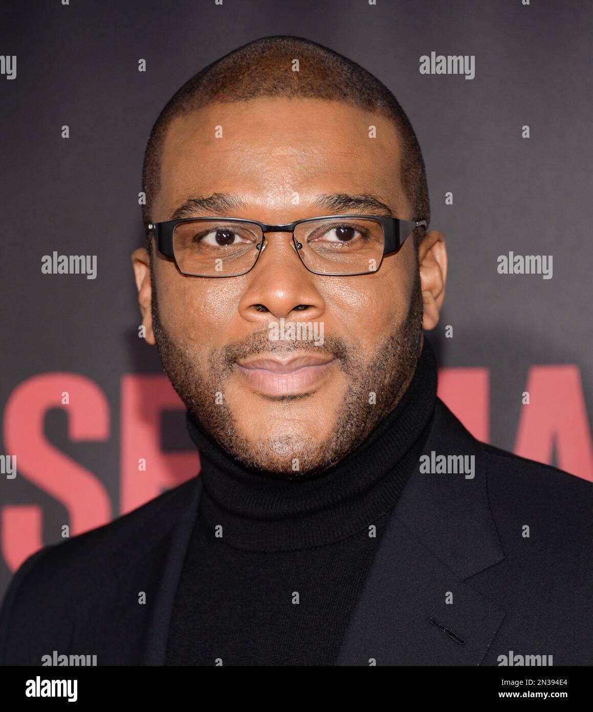 Tyler Perry attends the premiere of "Selma" at the Ziegfeld Theatre on