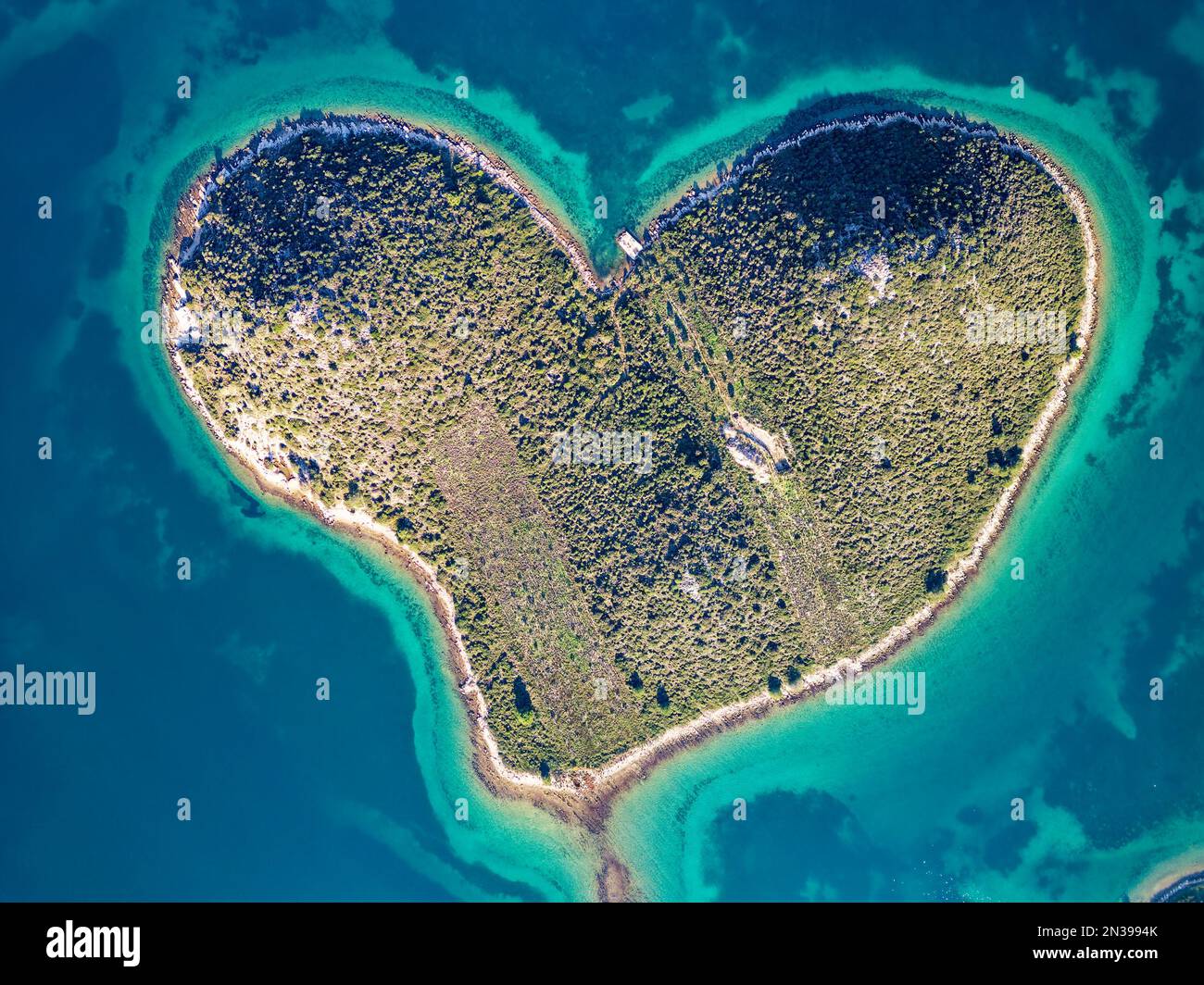 Aerial drone travel idyllic sea hi-res stock photography and images - Alamy