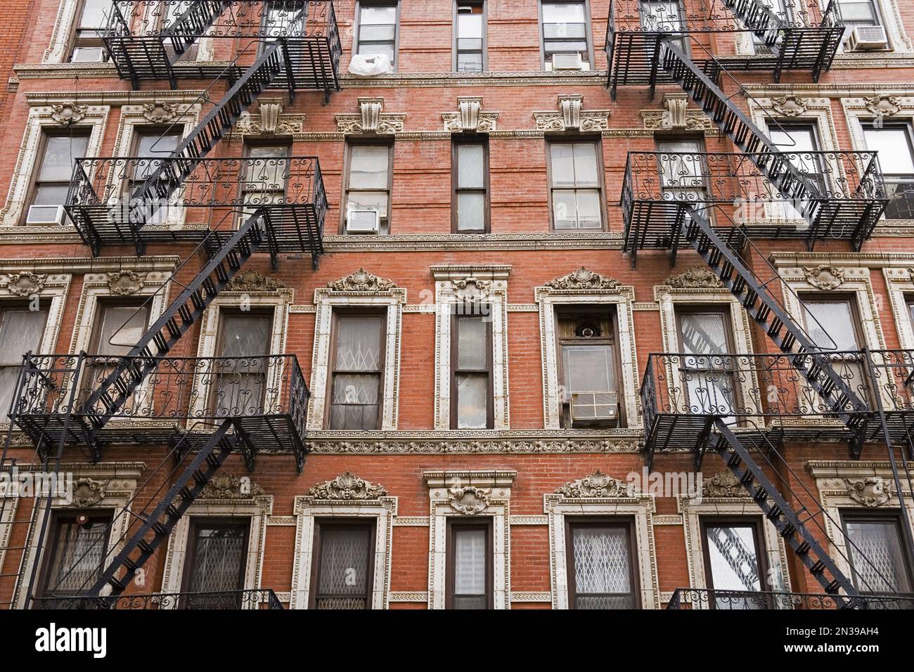 Apartment Buildings In Manhattan New York City New York USA Stock 