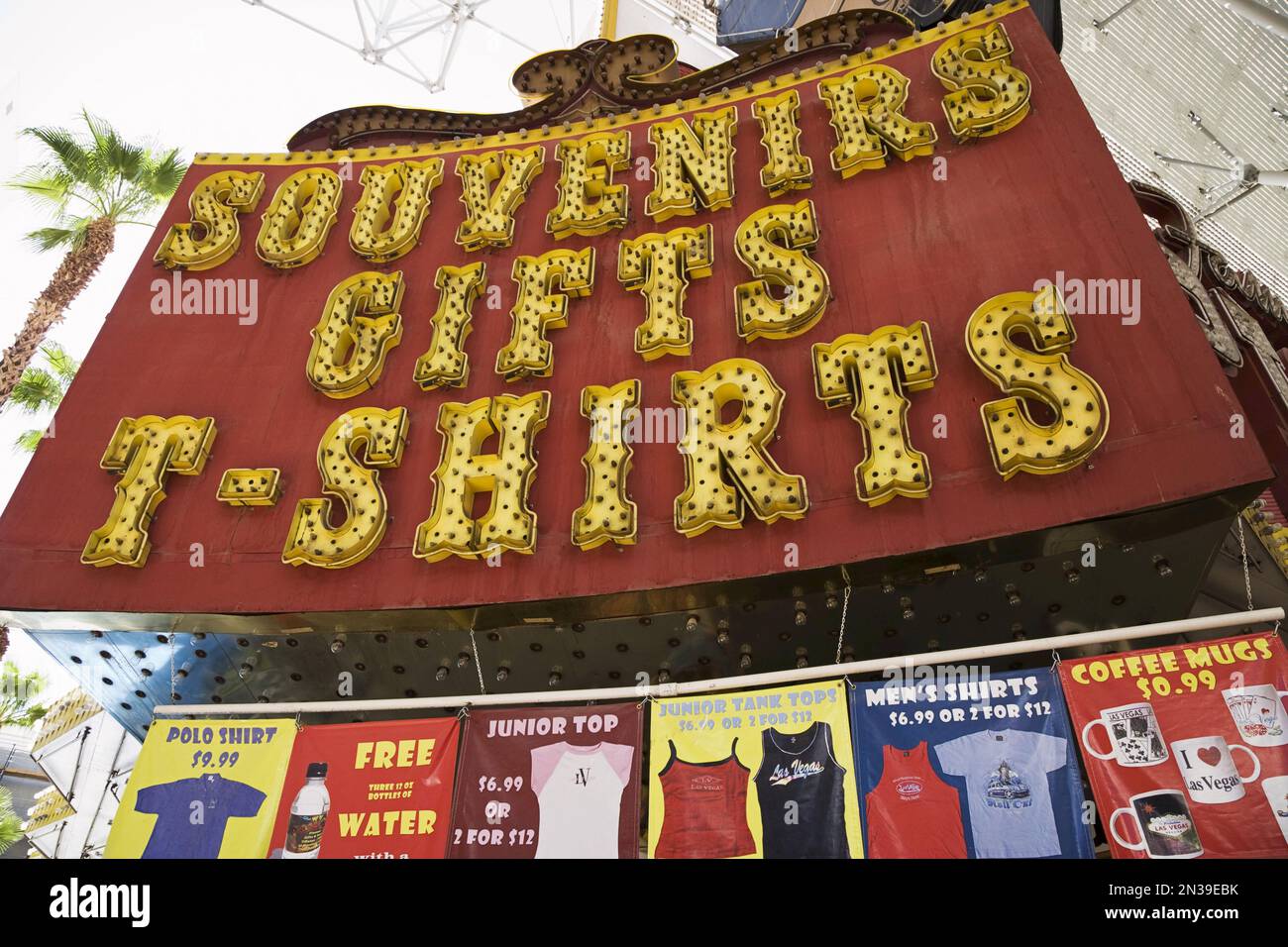 Souvenir Store, Fremont Street, Las Vegas, Nevada, USA Stock Photo Alamy