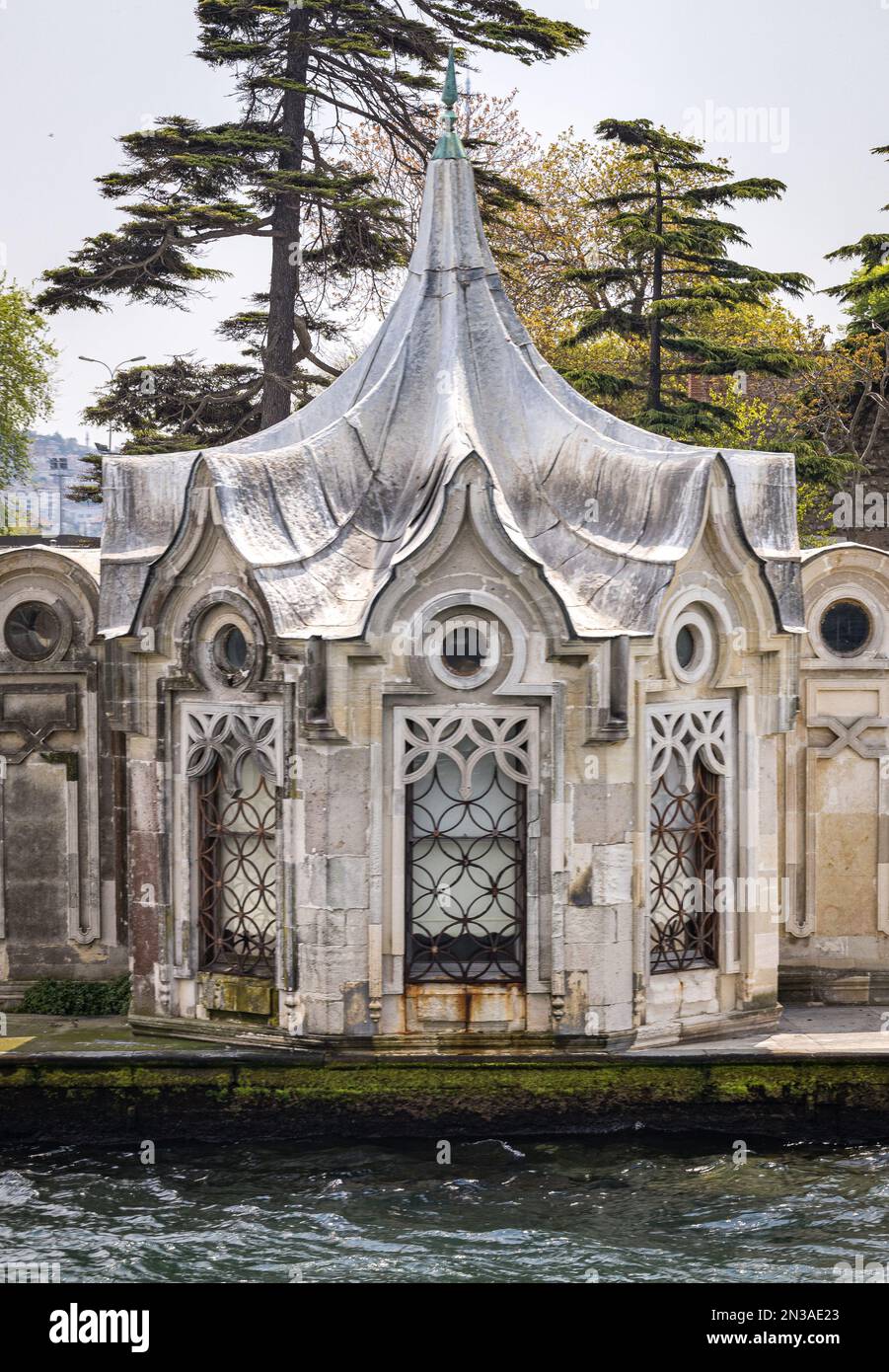 Turkish House at Beylerbeyi Palace, on the Asian side of Istanbul, along the Bosphorus River, Istanbul, Turkey Stock Photo