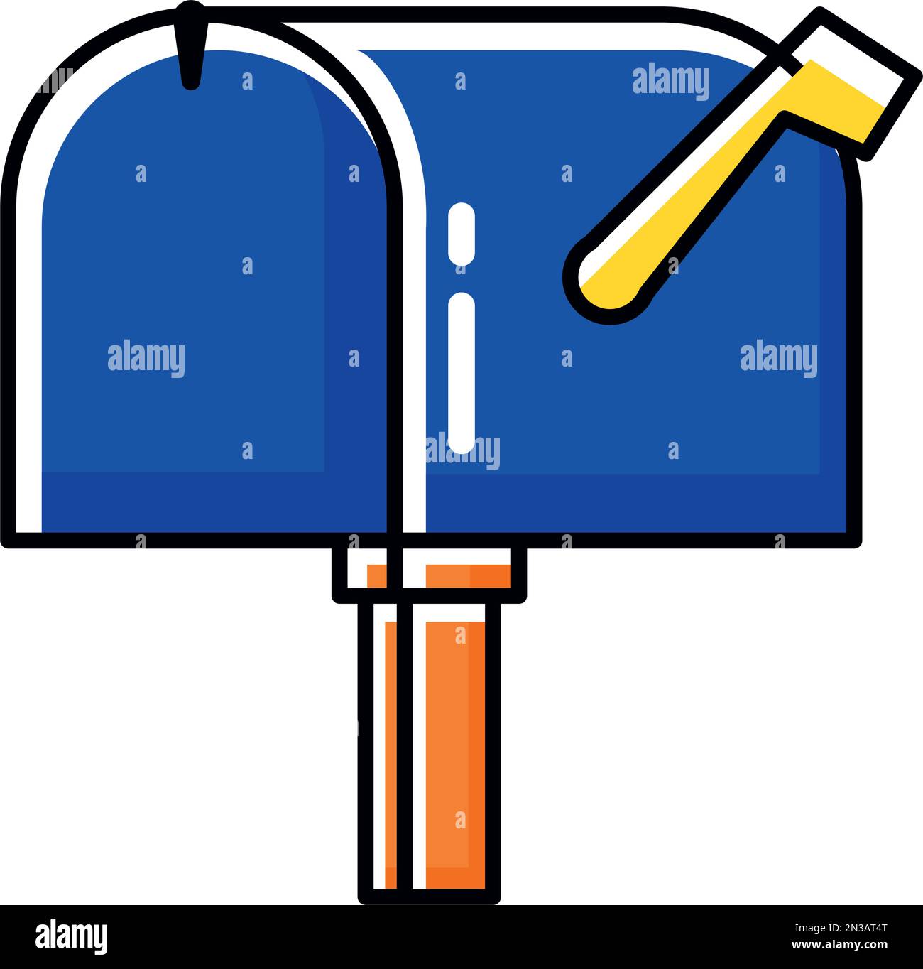mail box postal service Stock Vector Image & Art - Alamy