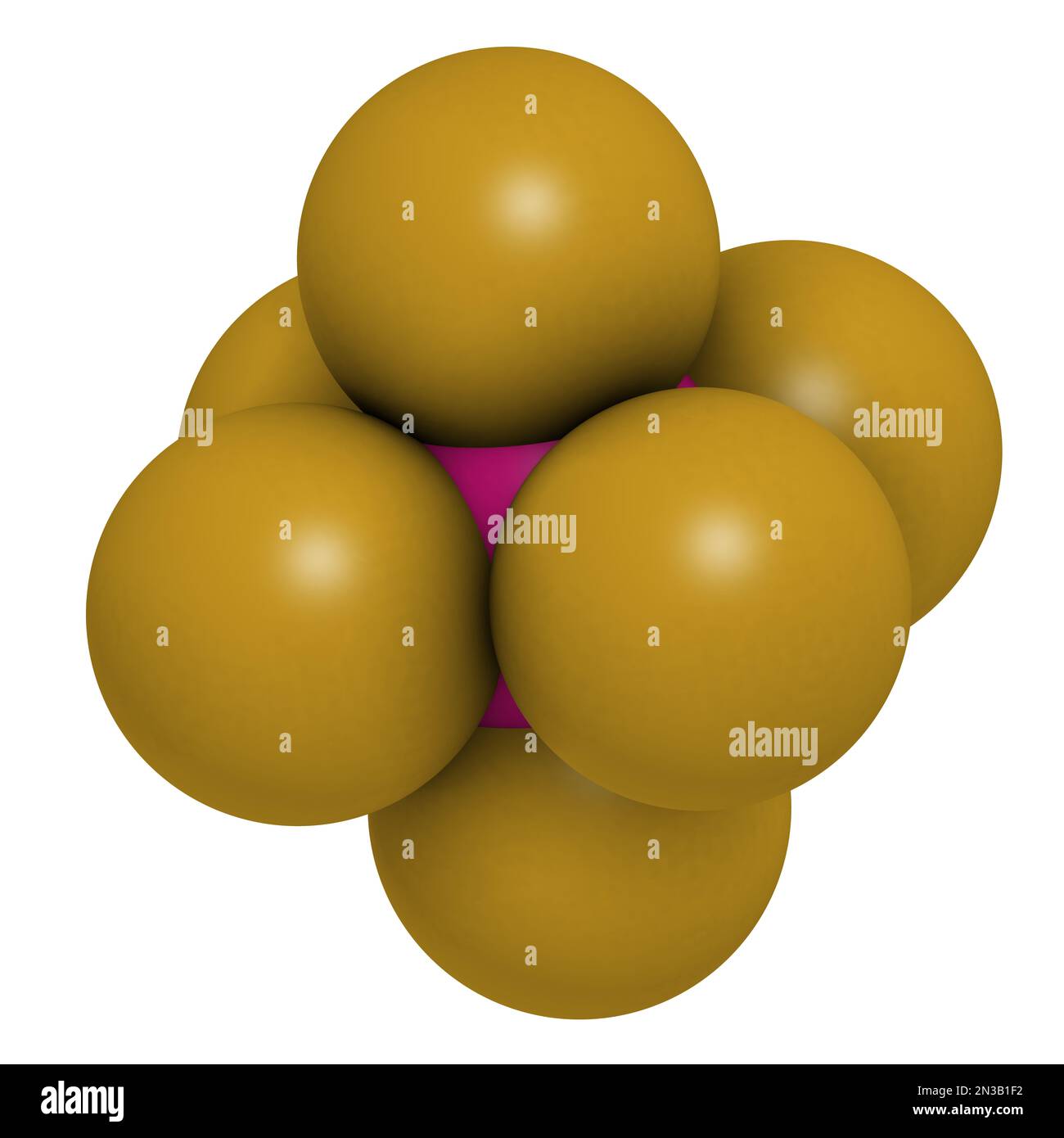 Uranium hexafluoride. Volatile uranium compound that is used for