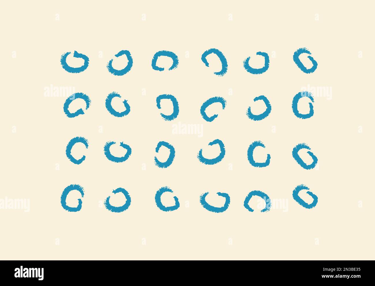 Blue sketch circles set Stock Vector Image & Art - Alamy