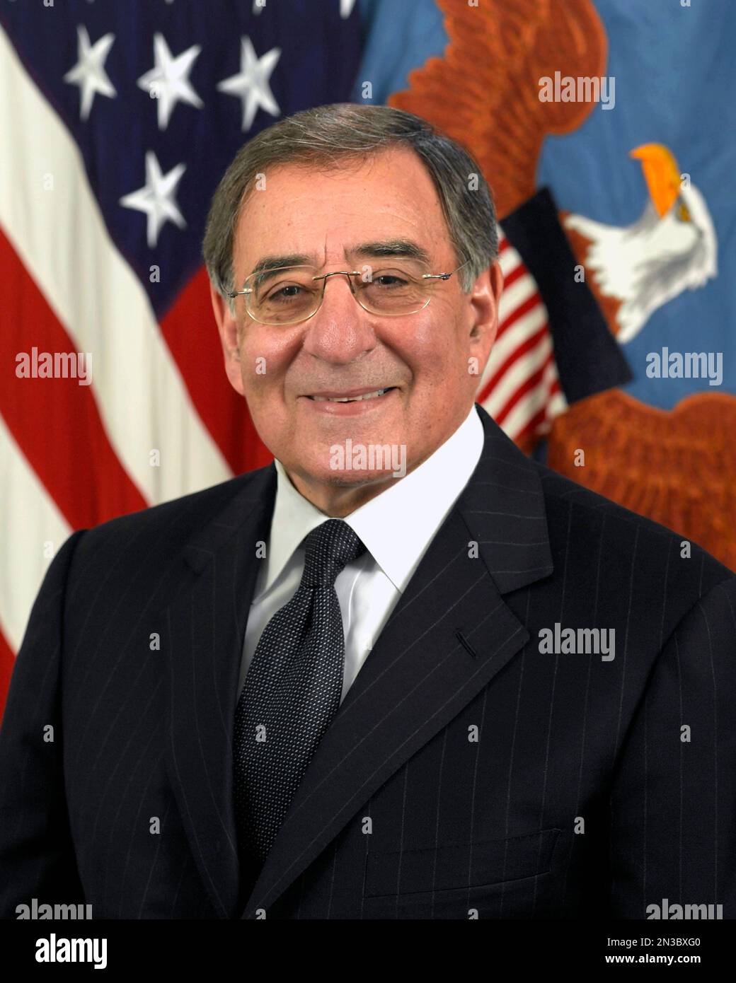 Leon Edward Panetta, American Democratic Party politician who has served as Secretary of Defense, CIA Director, White House Chief of Staff Stock Photo