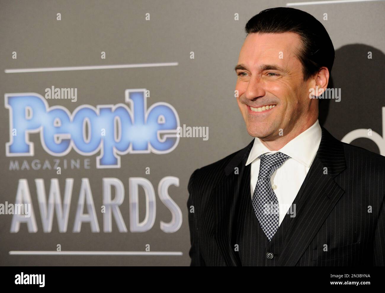 Jon Hamm, winner of the award for TV performance of the year actor