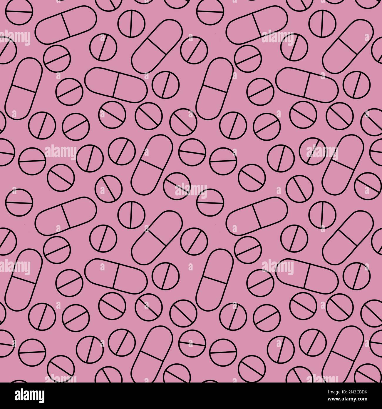 Cartoon medicine seamless pills pattern for wrapping paper and clothes ...