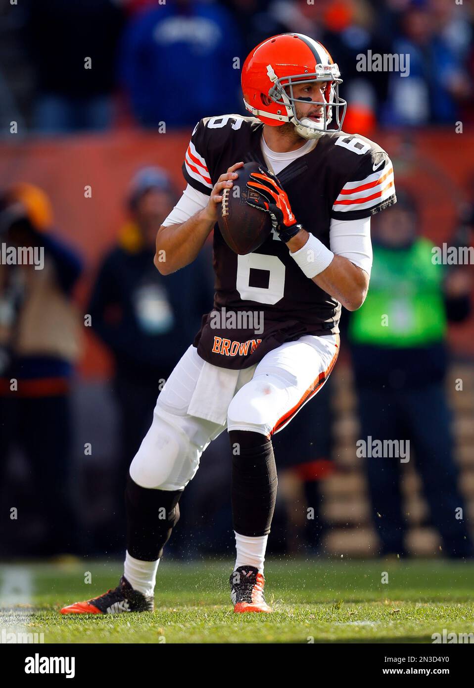 ユニフォーム NFL Cleveland Browns Brian Hoyer #6 New Nike Cleveland Browns #6 Brian Hoyer NFL Football WhiTe