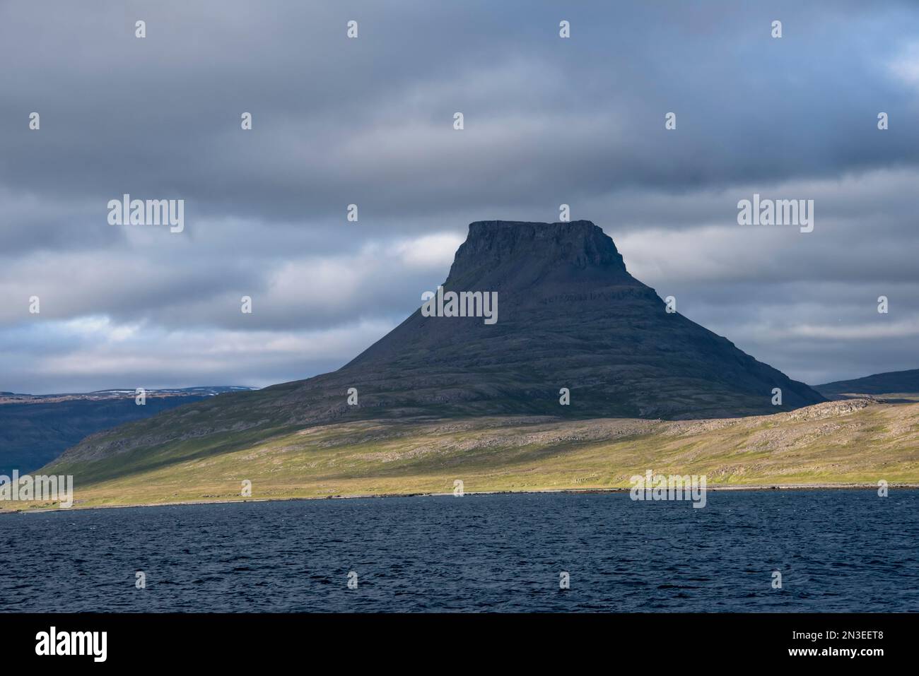 Vigur, the second largest island of the Ísafjarðardjúp fjord in