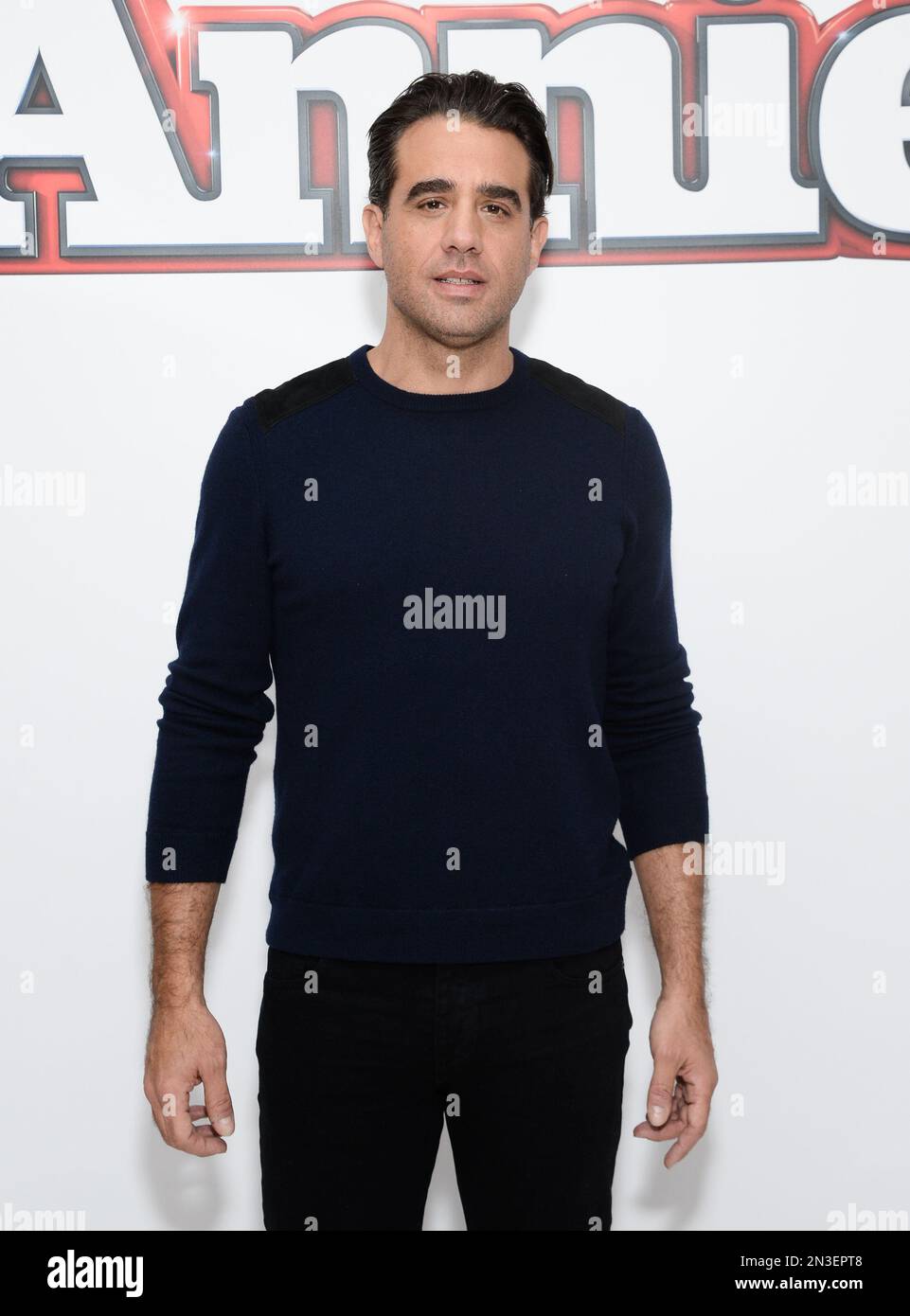 Actor Bobby Cannavale poses during a photo call for the film “Annie” at