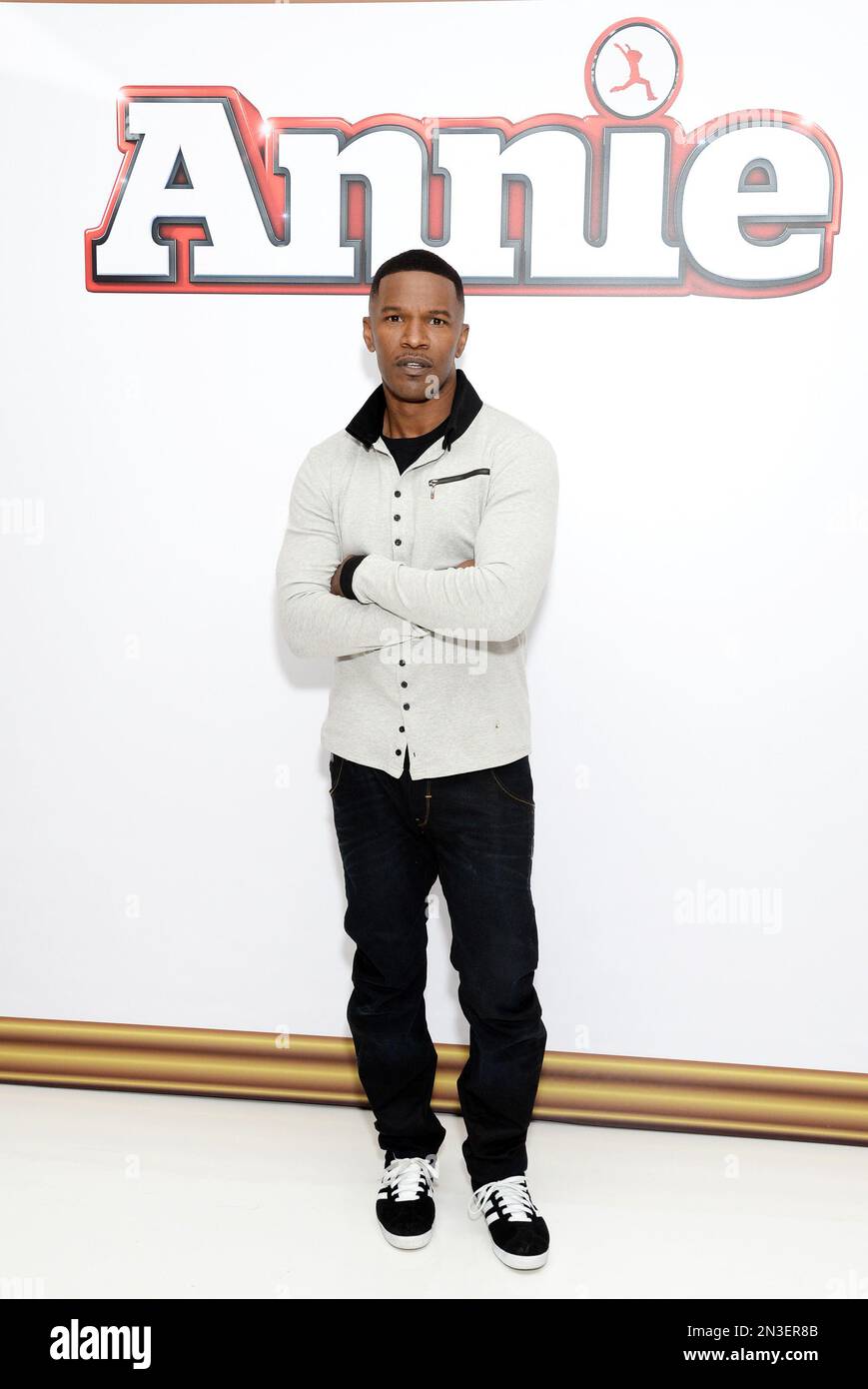 Jemy Fox Actor Jamie Foxx poses during a photo call for the film