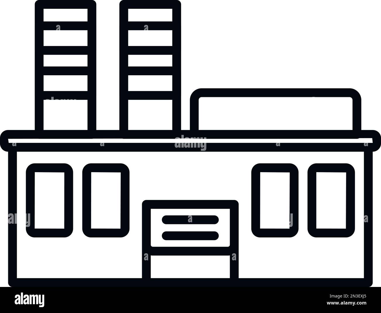 Digital label production machine Black and White Stock Photos & Images ...