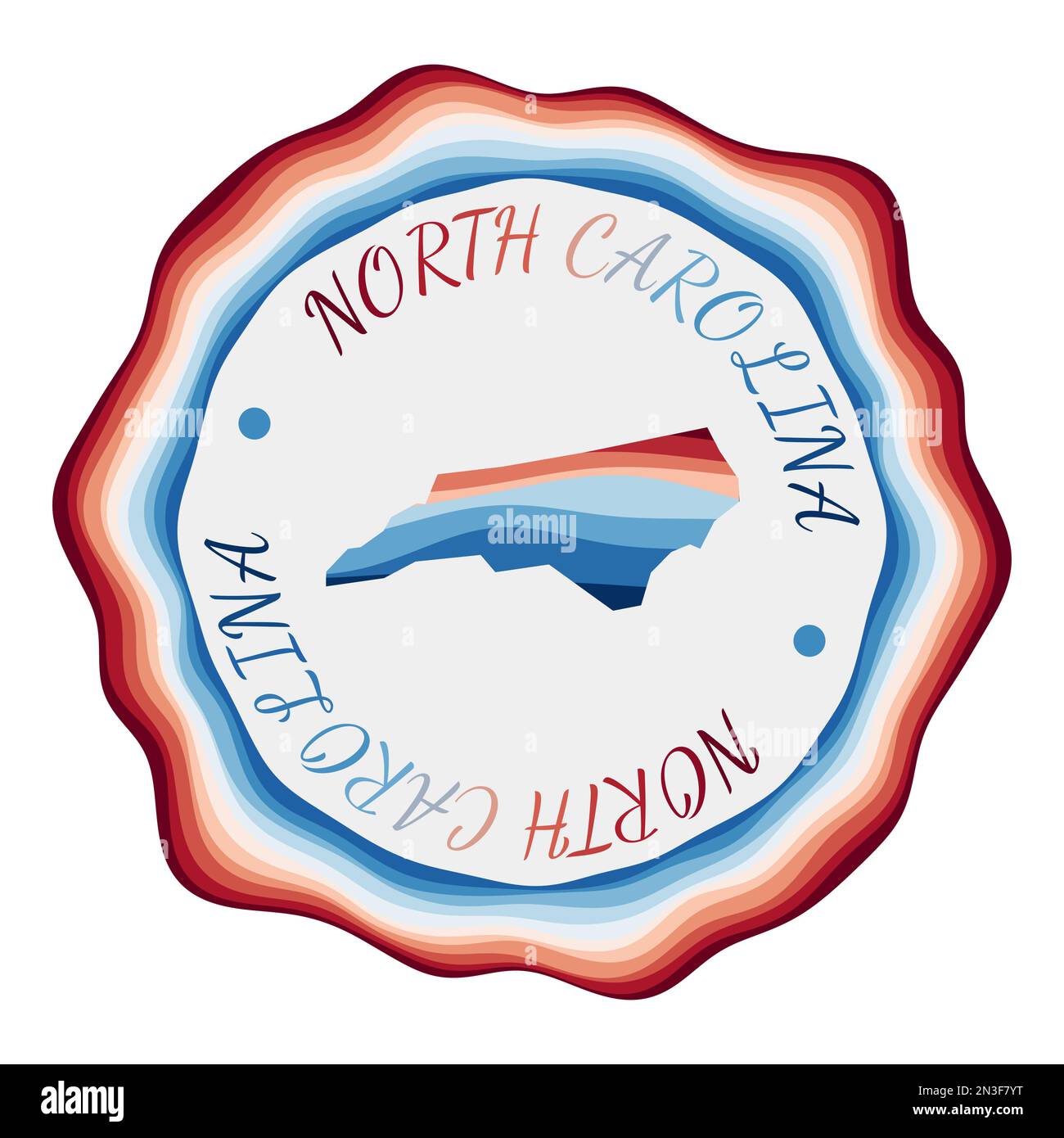 north-carolina-badge-map-of-the-us-state-with-beautiful-geometric