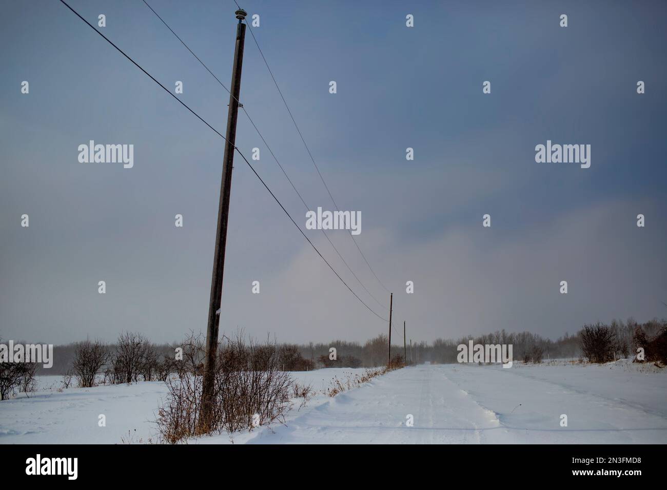 Power poles in the countryside hi-res stock photography and images - Alamy